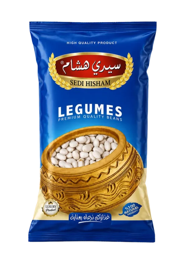 سيدي هشام - فاصوليا بيضاء حب 900 غ